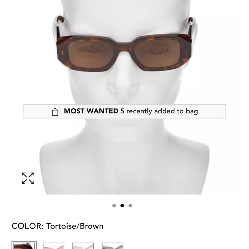Prada Sun Glasses ( Symbole Rectangular Sunglasse… - image 6